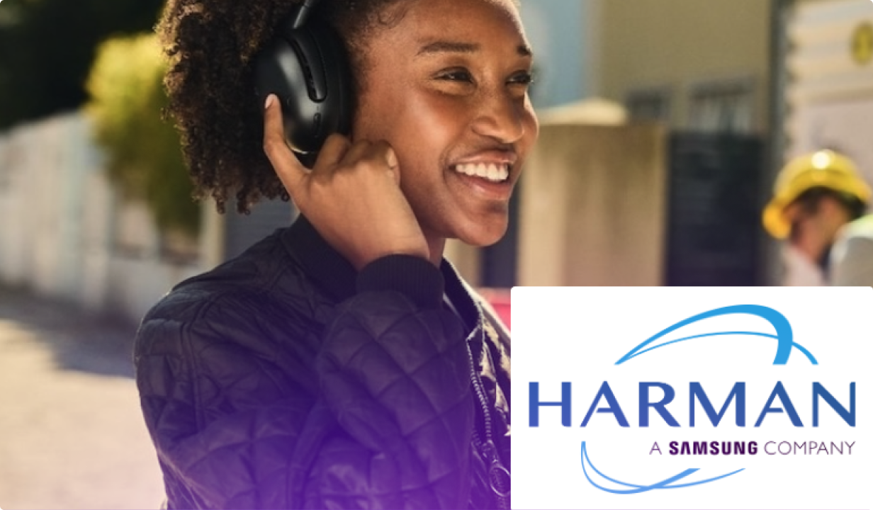 Woman Wearing Headphones